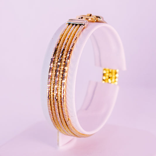 14 k gold bracelet Infinite Elegance - Mar y Sol Jewelry