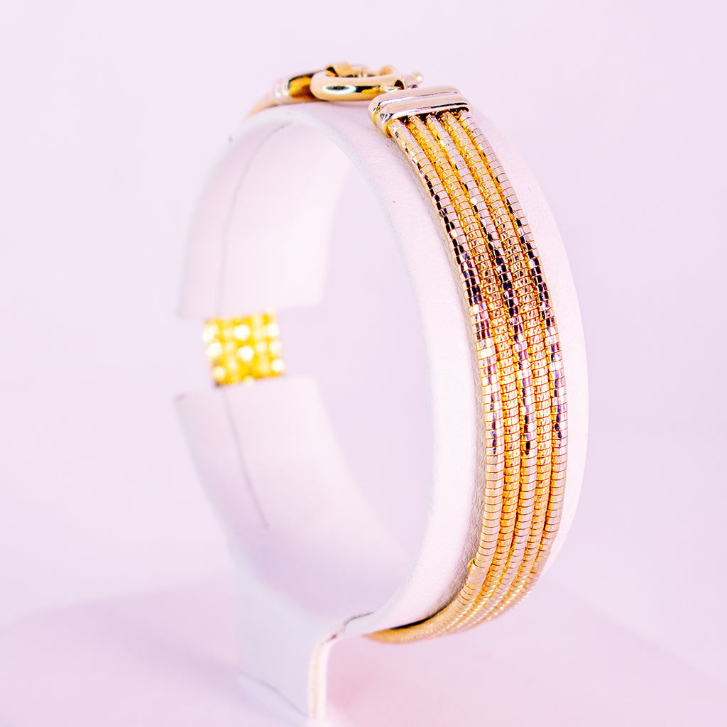 14 k gold bracelet Infinite Elegance - Mar y Sol Jewelry