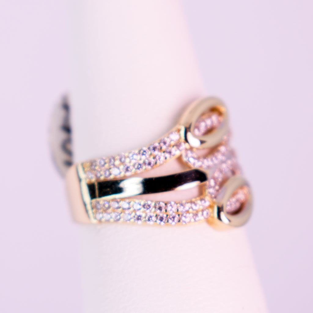 10 K Gold Ring Brilliant Dreams - Mar y Sol Jewelry