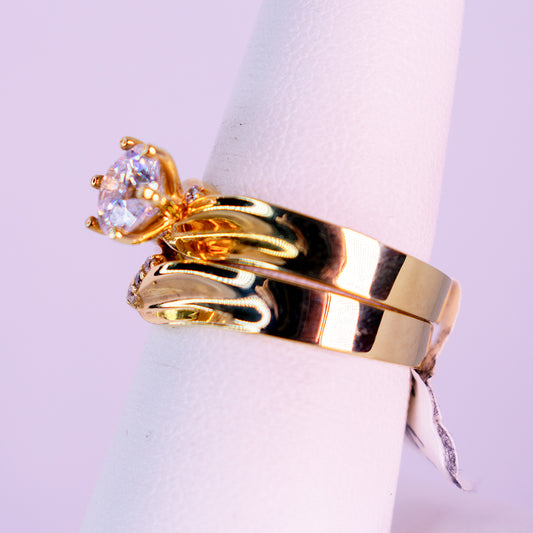 10 K gold rings Eternal Promise - Mar y Sol Jewelry