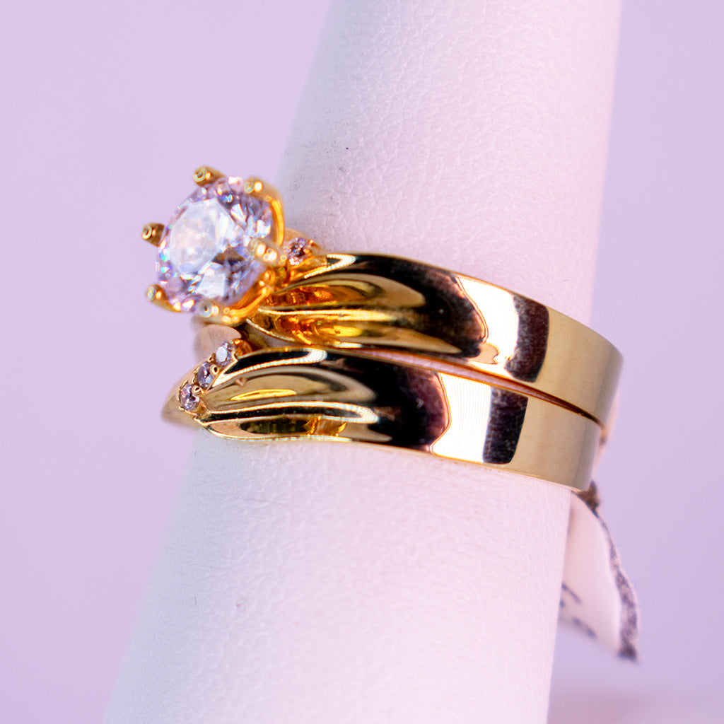 10 K gold rings Eternal Promise - Mar y Sol Jewelry