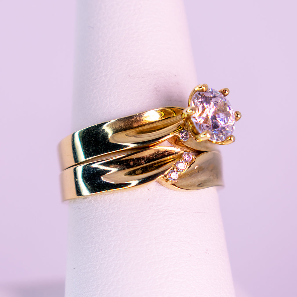 10 K gold rings Eternal Promise - Mar y Sol Jewelry