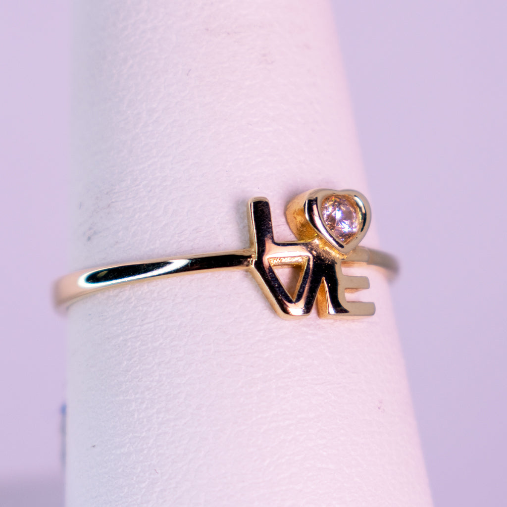 10 k Gold Ring Eternal Love - Mar y Sol Jewelry