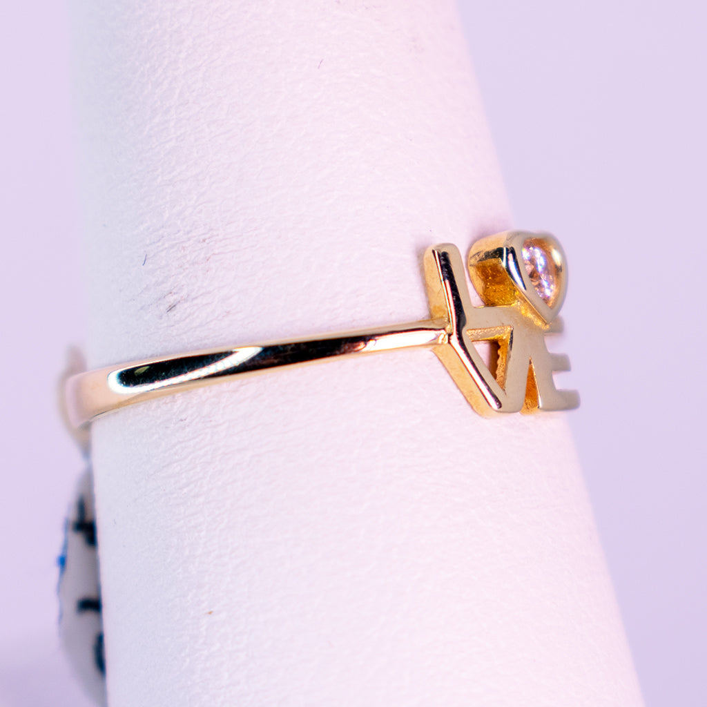 10 k Gold Ring Eternal Love - Mar y Sol Jewelry