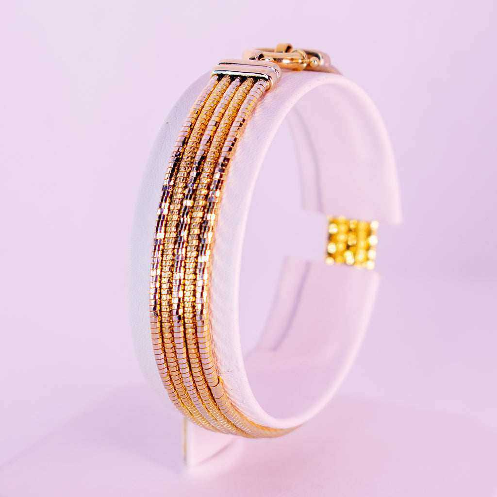  14 k gold bracelet Infinite Elegance - Mar y Sol Jewelry