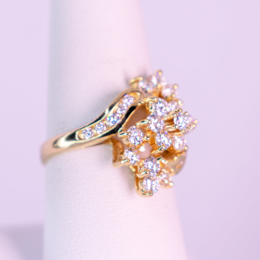 14 k gold ring Stellar Treasure - Mar y Sol Jewelry