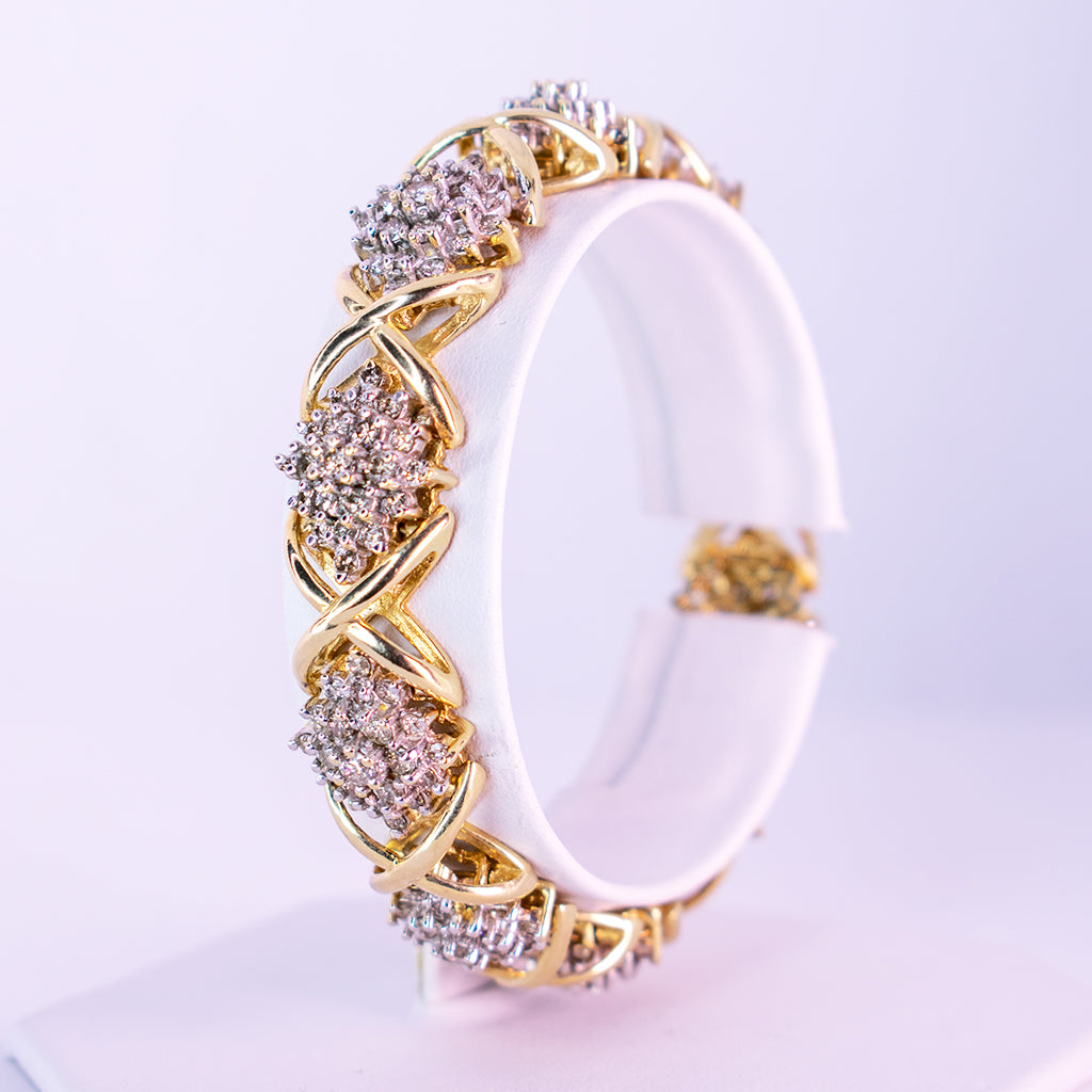 14 kt gold bracelet marine constellation  - Mar y Sol Jewelry