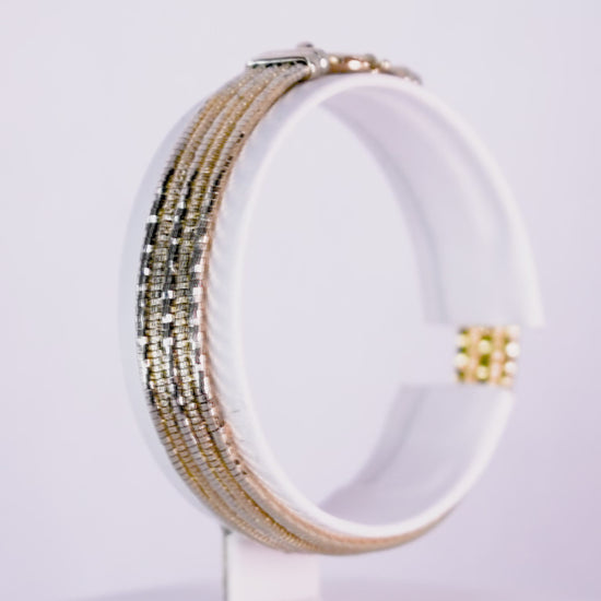  14 k gold bracelet Infinite Elegance video 360° - Mar y Sol Jewelry